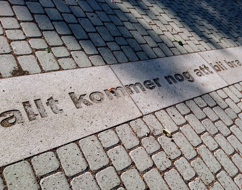 allt kommer att bli bra installation